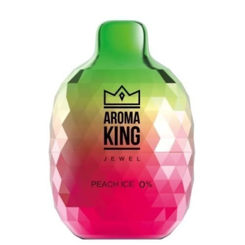 Peach Ice Aroma King Jewel 8000 Vape Pod - 0mg