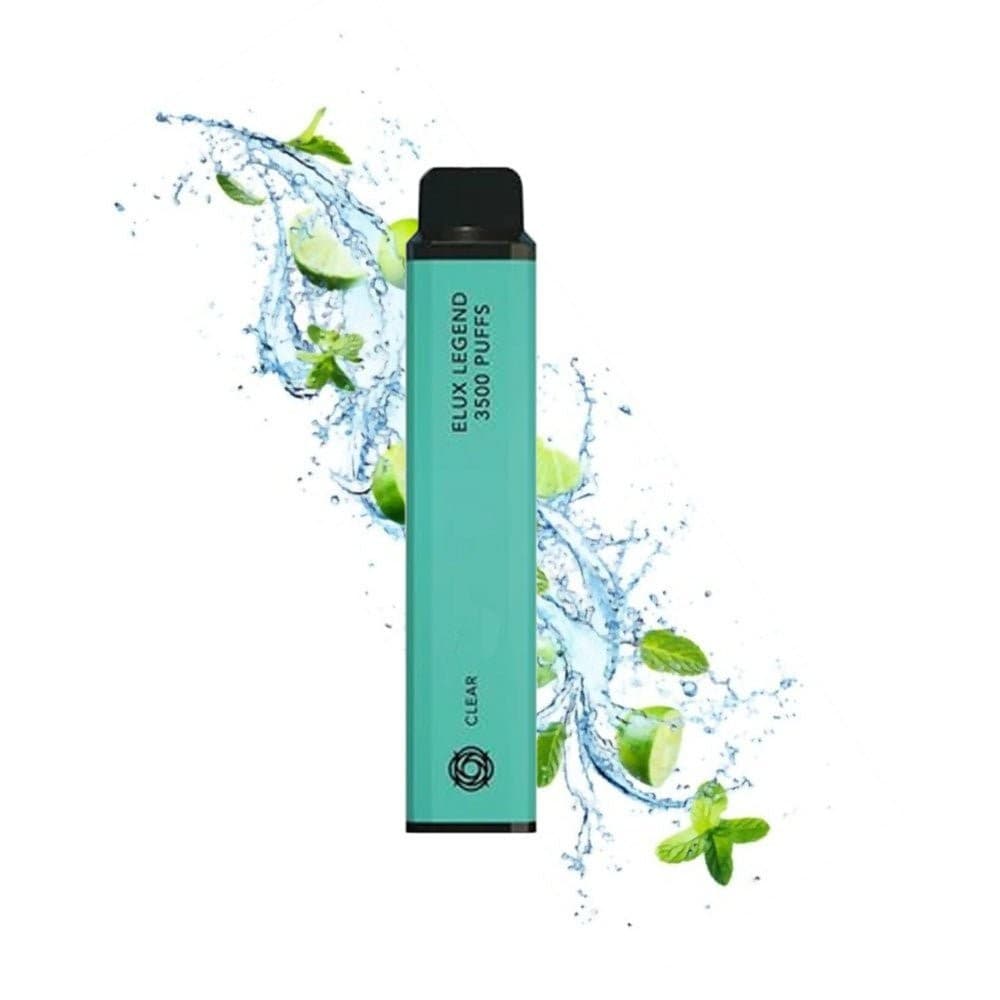 Mystery Flavour(Clear) 0% Elux Legend 3500 Puffs Vape Pod Kit - Box of 10