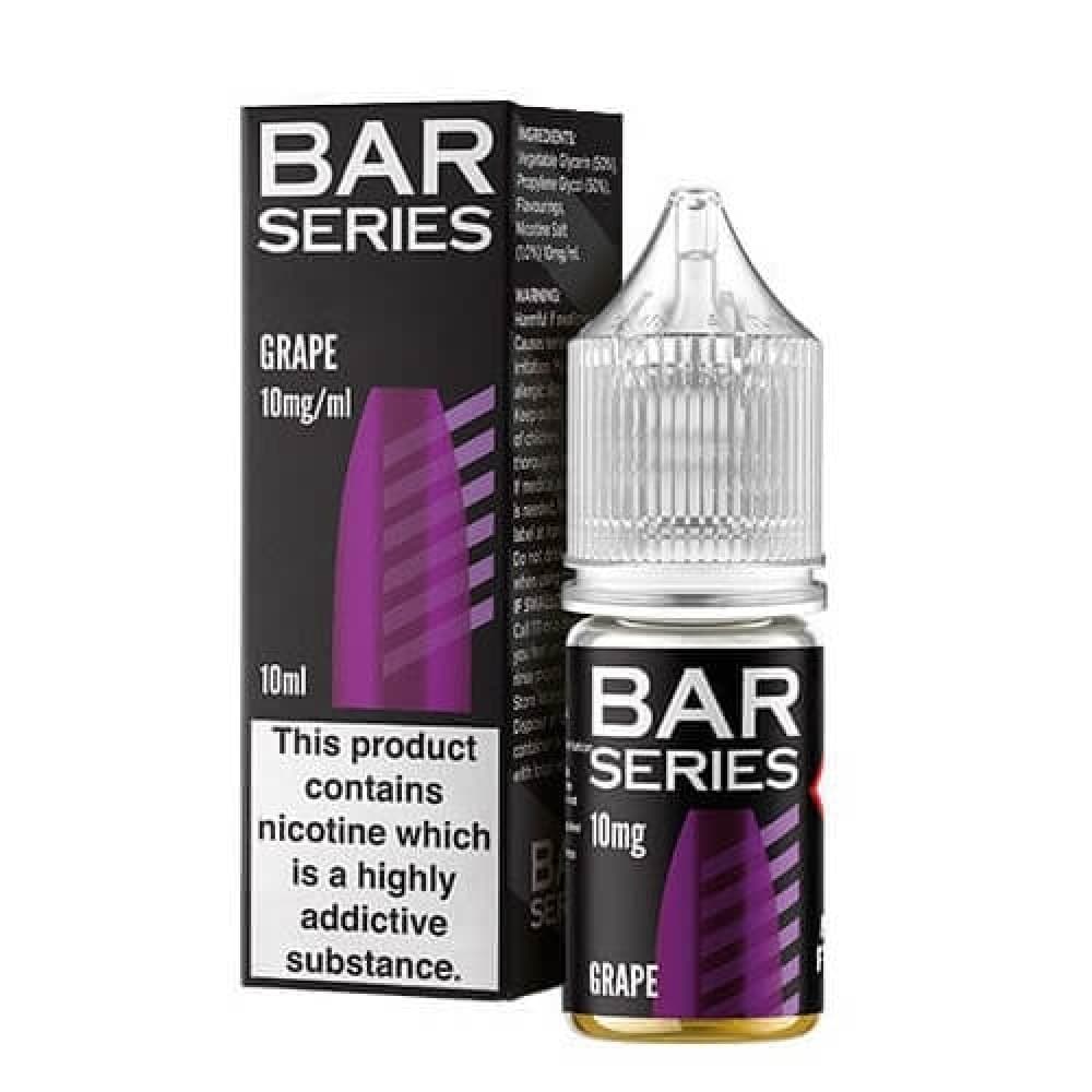 Grape / 10MG Bar Series E-Liquid Nic Salt 10ml- Pack of 10
