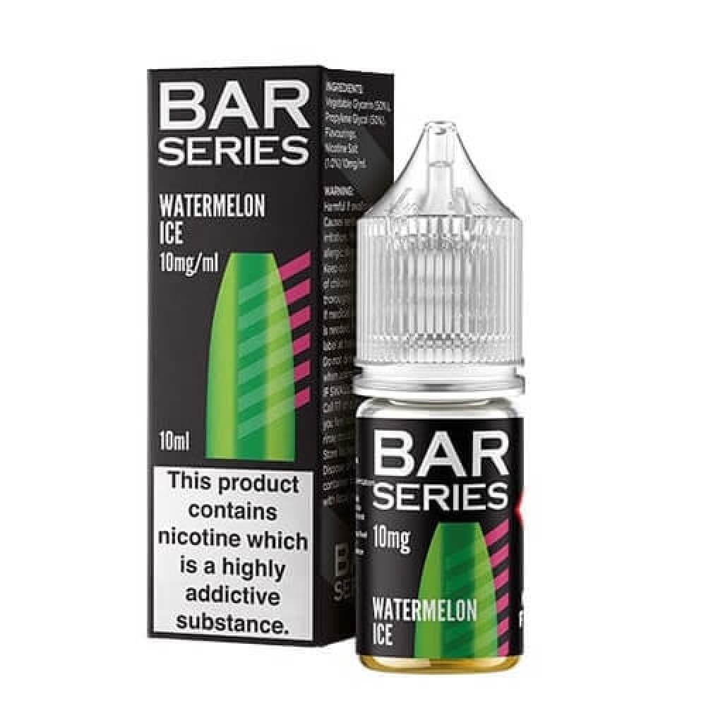 Watermelon Ice / 10MG Bar Series E-Liquid Nic Salt 10ml- Pack of 10