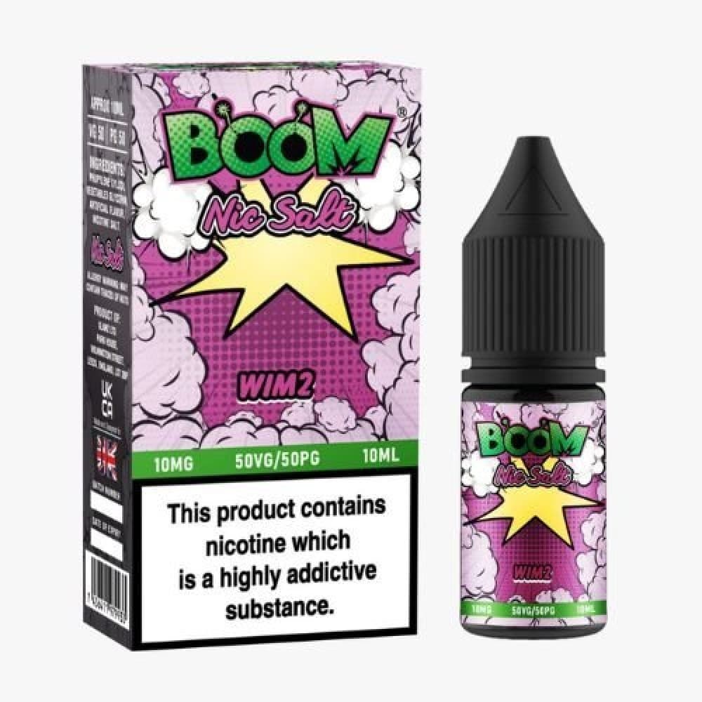 WIM2 / 10MG Boom Nic Salts 10ml E-liquids - Box of 5