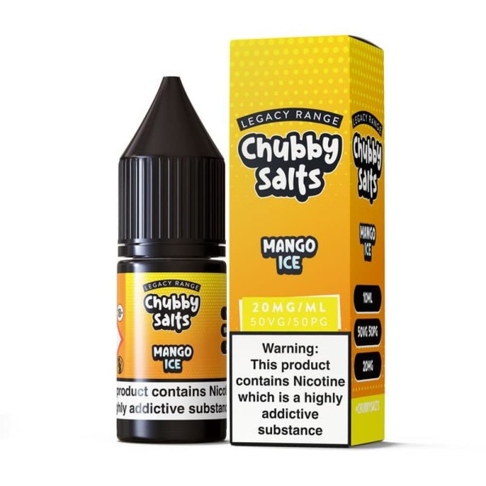 Mango Ice / 10MG Chubby Salt E-liquids Nic Salts-10ml- Box of 10