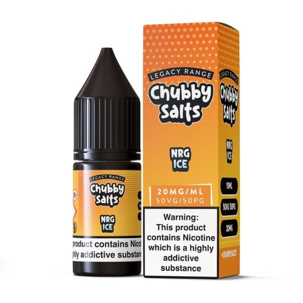 NRG Ice / 10MG Chubby Salt E-liquids Nic Salts-10ml- Box of 10