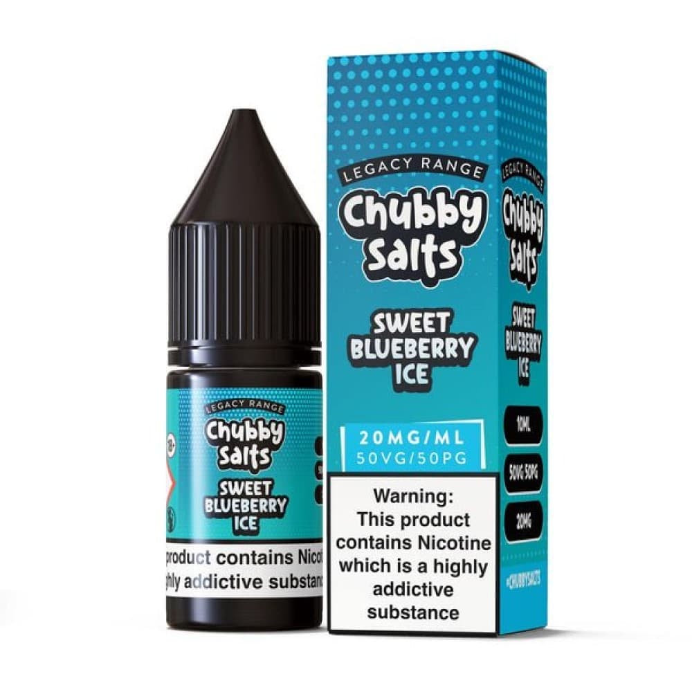 Sweet Blueberry Ice / 10MG Chubby Salt E-liquids Nic Salts-10ml- Box of 10