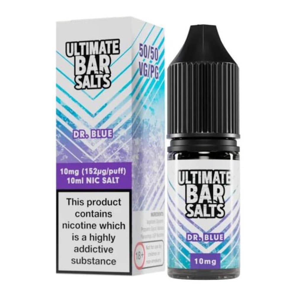 Dr Blue / 10MG Ultimate Bar Salt E-liquids Nic Salts-10ml- Box of 10