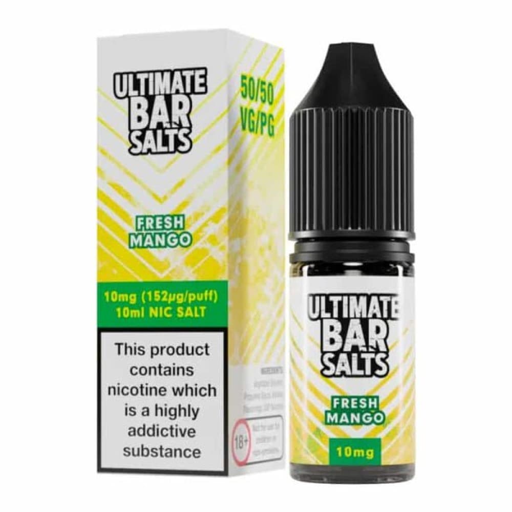 Fresh Mango / 10MG Ultimate Bar Salt E-liquids Nic Salts-10ml- Box of 10