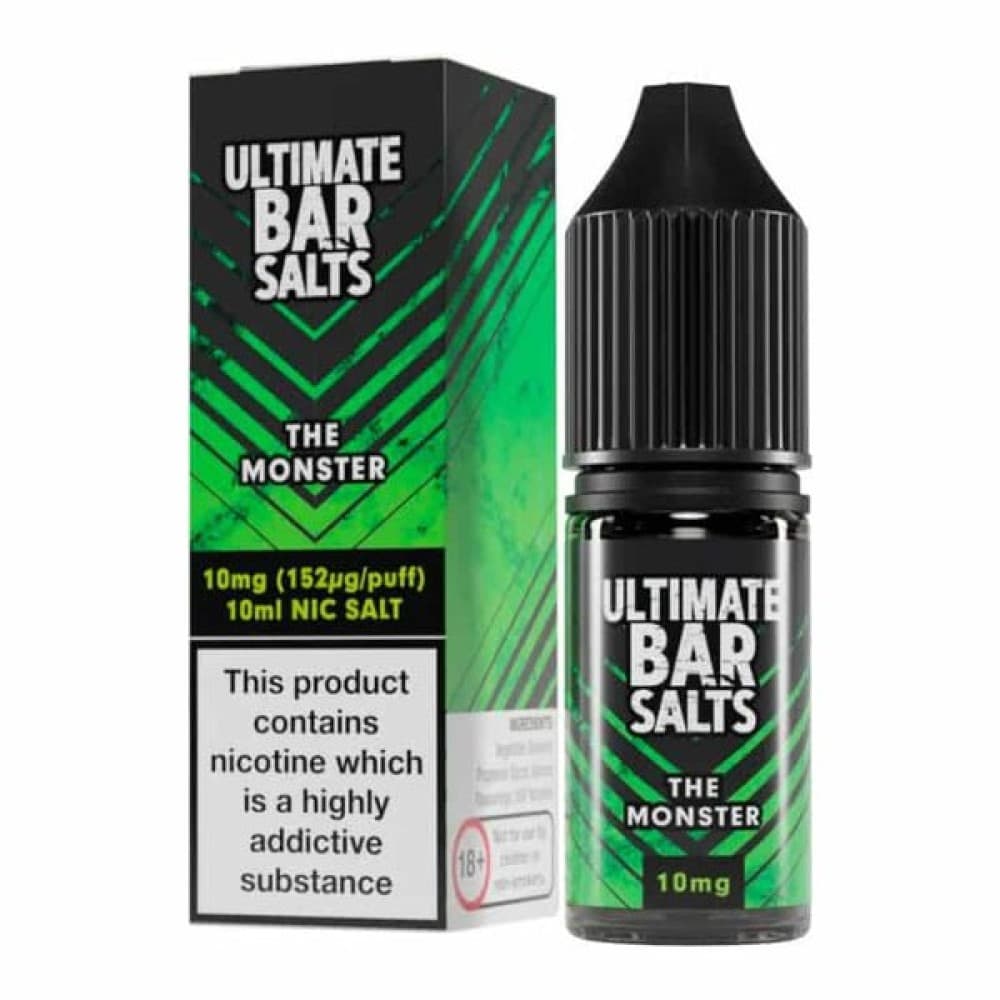 The Monster / 10MG Ultimate Bar Salt E-liquids Nic Salts-10ml- Box of 10