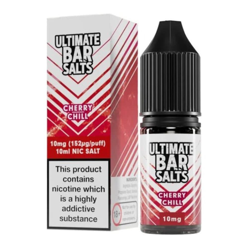 Cherry Chill / 10MG Ultimate Bar Salt E-liquids Nic Salts-10ml- Box of 10