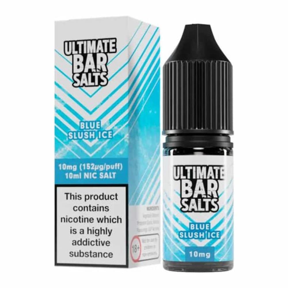 Blue Slush Ice / 10MG Ultimate Bar Salt E-liquids Nic Salts-10ml- Box of 10