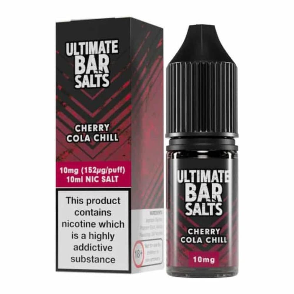 Cherry Cola Chill / 10MG Ultimate Bar Salt E-liquids Nic Salts-10ml- Box of 10