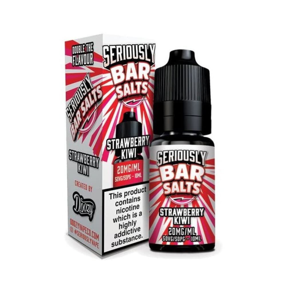 Strawberry Kiwi / 10MG Seriously Bar Salt E-liquids Nic Salts-10ml- Box of 10