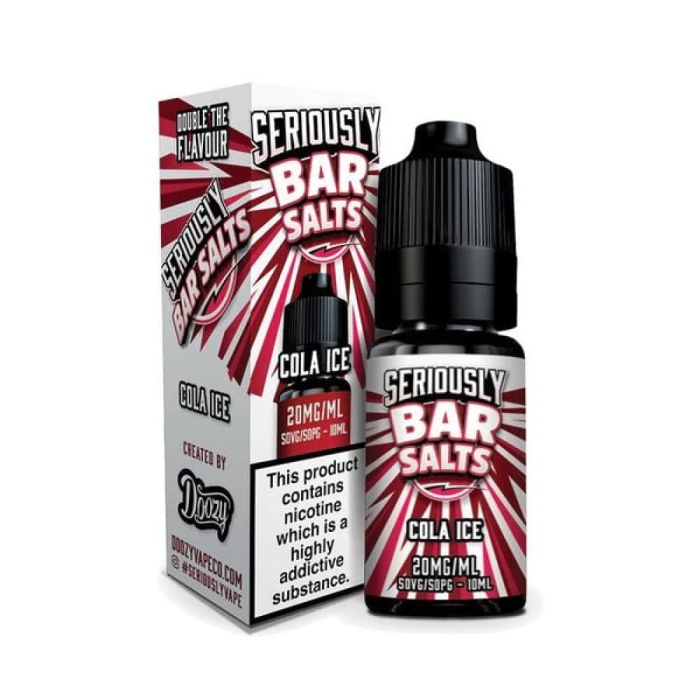 Cola Ice / 10MG Seriously Bar Salt E-liquids Nic Salts-10ml- Box of 10