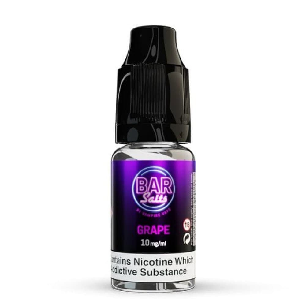 Grape / 10MG Vampire Vape Bar Salt E-liquid Nic Salts-10ml- Box of 10