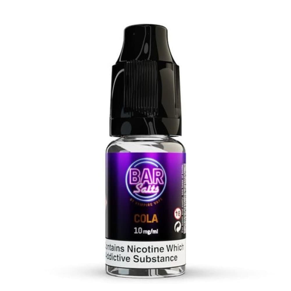 Cola / 10MG Vampire Vape Bar Salt E-liquid Nic Salts-10ml- Box of 10