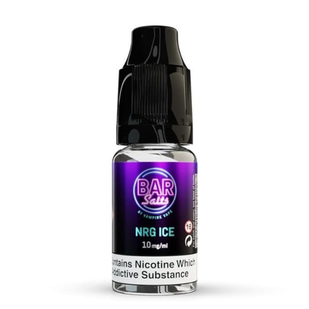 NRG Ice / 10MG Vampire Vape Bar Salt E-liquid Nic Salts-10ml- Box of 10