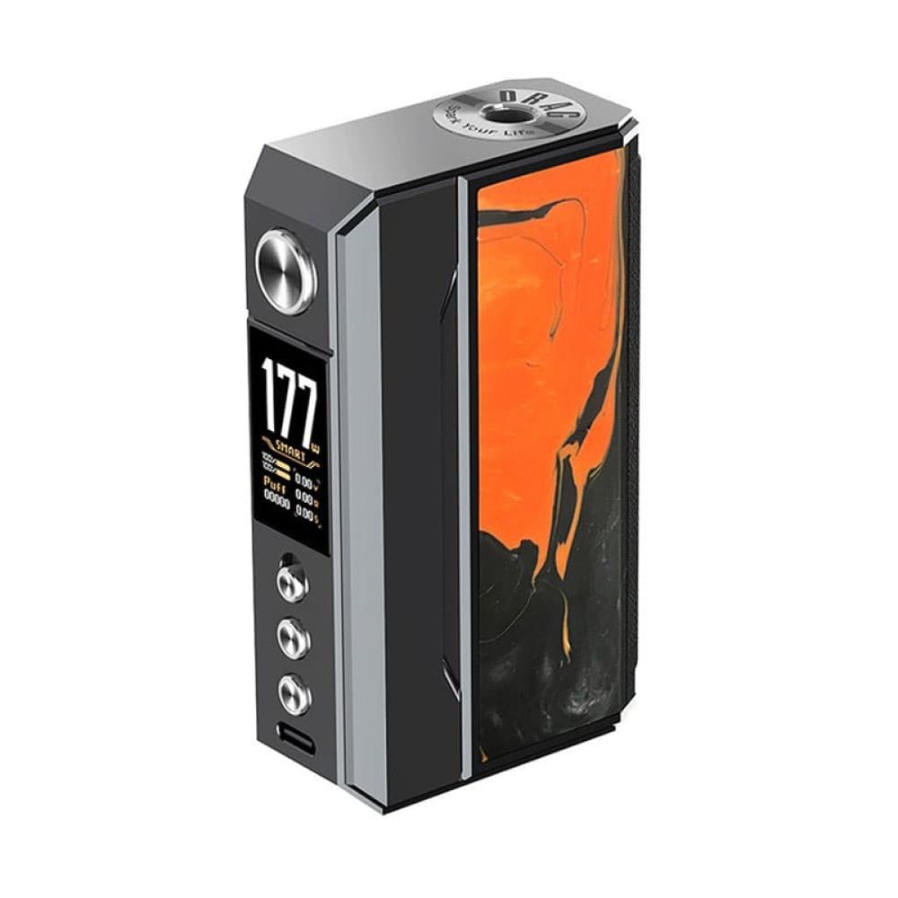 Gunmetal + Tropical Orange Voopoo Drag 4 Box Mod
