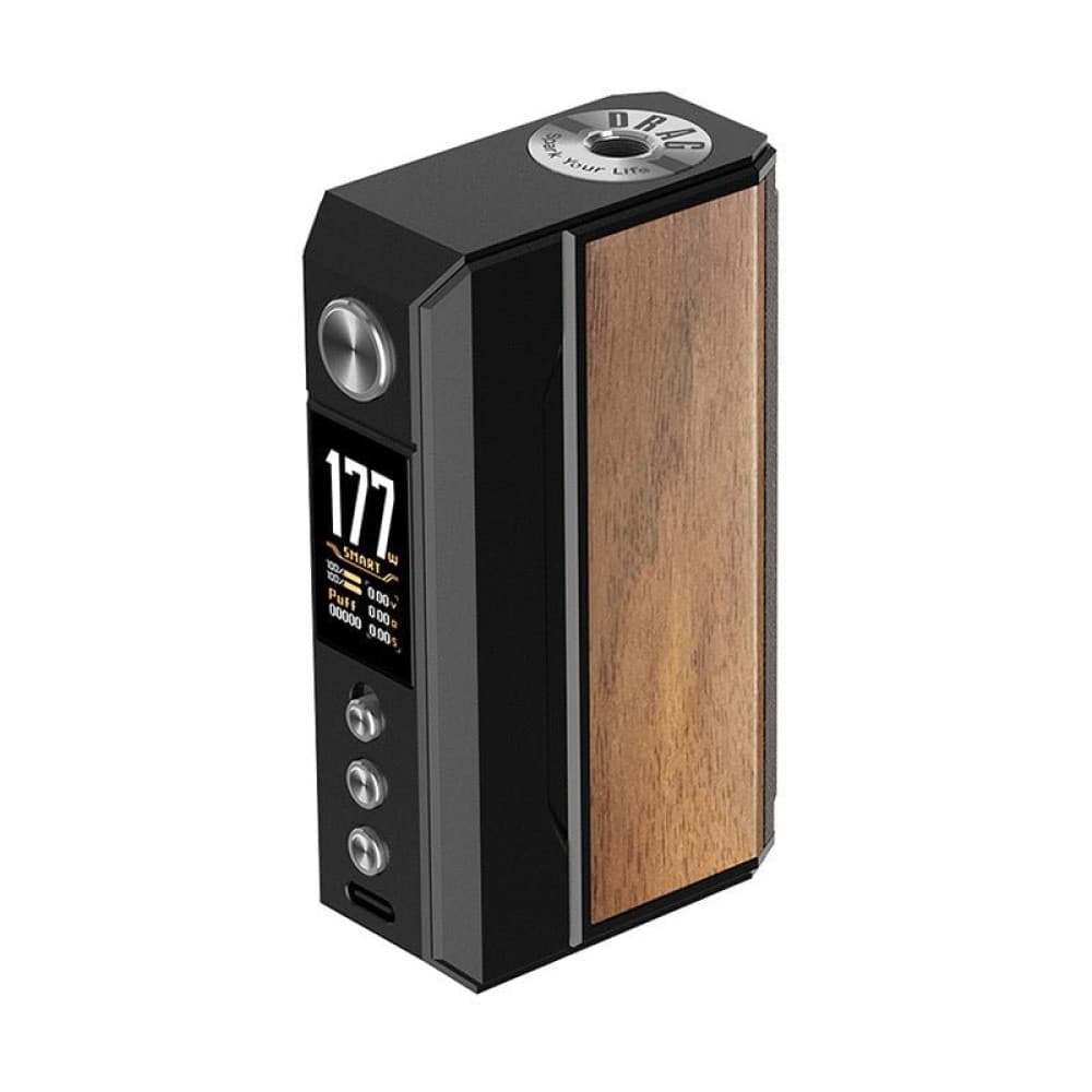 Black + Walnut Voopoo Drag 4 Box Mod