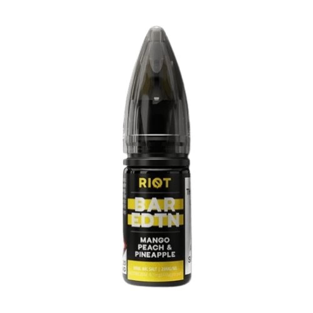 Mango Peach Pineapple Riot Squad Bar Edition E-liquids Nic Salt 10ml- Box of 10