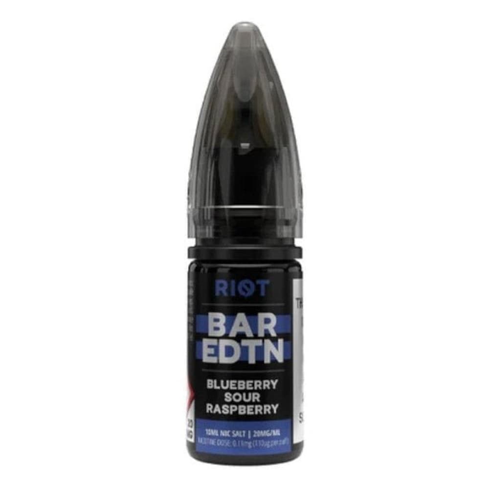 Blueberry Sour Raspberry Riot Squad Bar Edition E-liquids Nic Salt 10ml- Box of 10