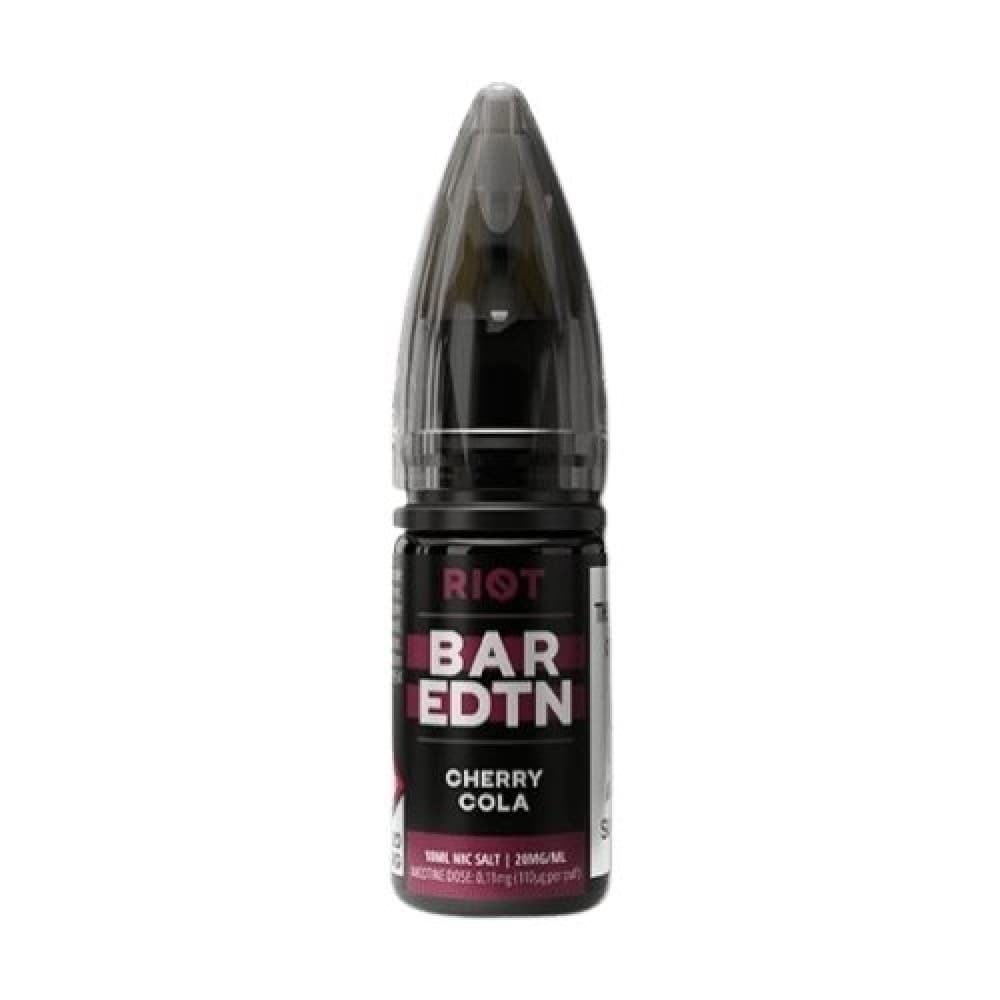 Cherry Cola Riot Squad Bar Edition E-liquids Nic Salt 10ml- Box of 10