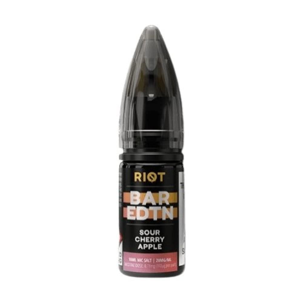 Sour Cherry Apple Riot Squad Bar Edition E-liquids Nic Salt 10ml- Box of 10