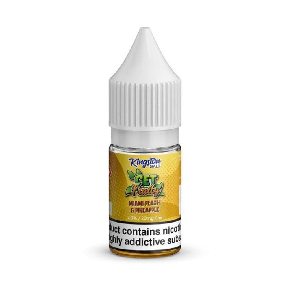 Miami Peach Pineapple Kingston Salt Get Fruity Nic Salt - 10ml - Box of 10