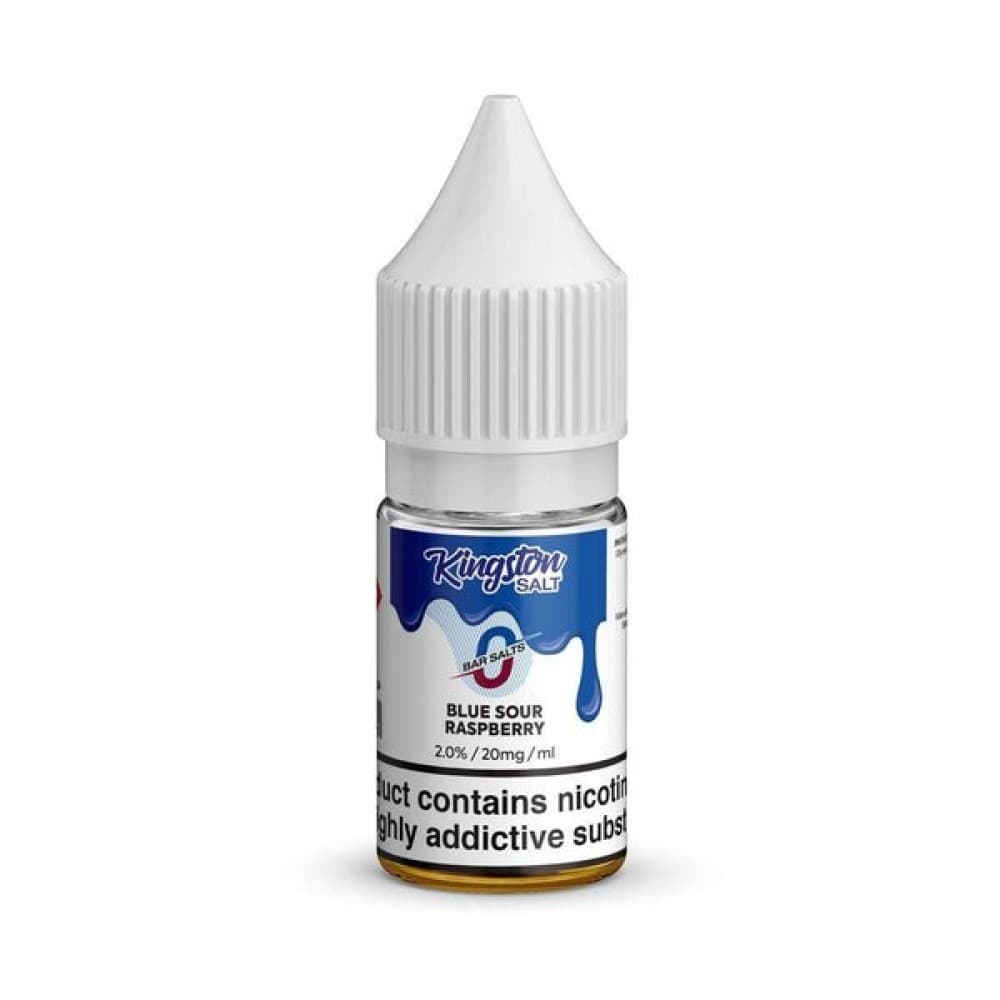 Blue Sour Raspberry Kingston Salt Bar Salt E-Liquid Nic Salt-10ml- Box of 10