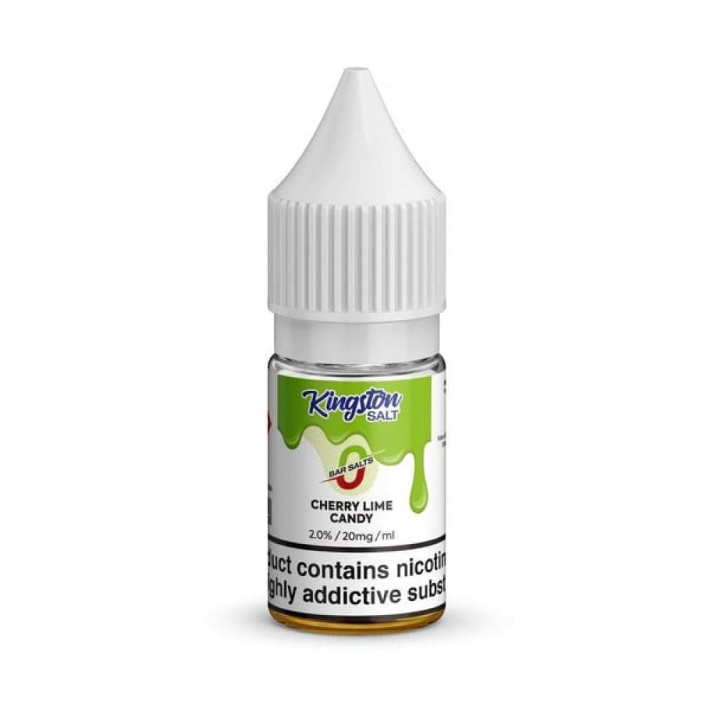 Cherry Lime Candy Kingston Salt Bar Salt E-Liquid Nic Salt-10ml- Box of 10
